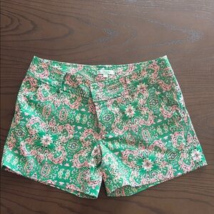 Jade Green and Pink Shorts Size 4 Perfect Condition